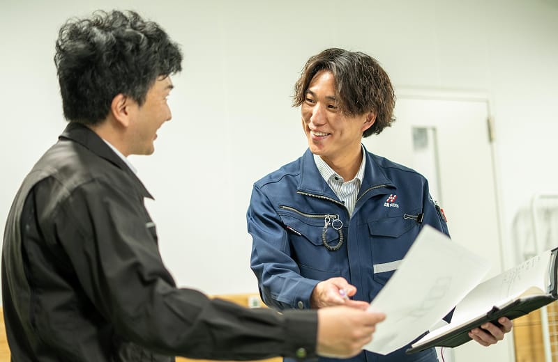 営業職の仕事の様子